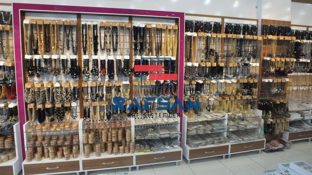 Bijuteri raf sistemi uygulaması 08