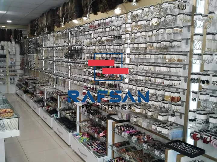 Bijuteri raf sistemi uygulaması 10