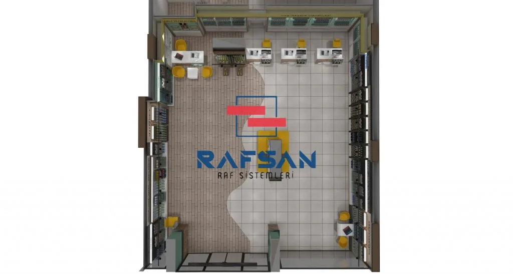 Eczane & Optik raf sistemi uygulaması 11