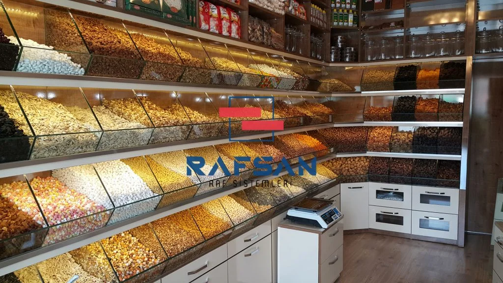 Kuruyemiş & Manav raf sistemi uygulaması 04